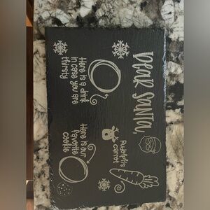 Santa slate